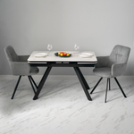 Комплект из 2-х стульев Grant серый шенилл на поворотном механизме