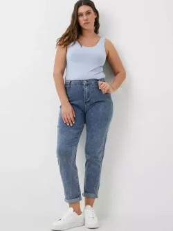 Джинсы на молнии