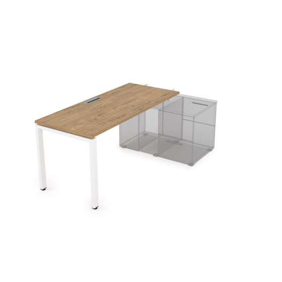 СПН-П.975 Стол рабочий прямолинейный для крепления на тумбу, начальный (1800*700*750)