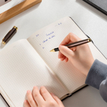 Ежедневник недатированный Deli, А5, 160 страниц, кожзам, на резинке, черный