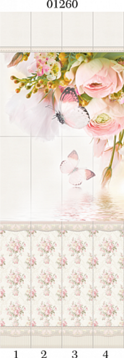 Панель ПВХ фотопечать 3D Panda Прованс 2700х250 мм