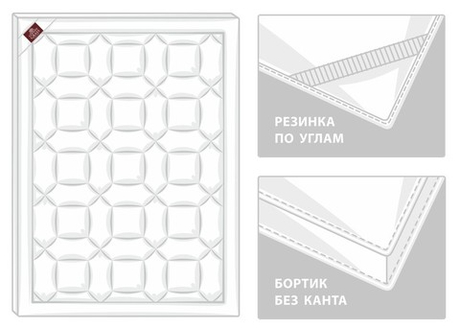 Наматрасник-топпер 90х200 German Grass Topper Wool Grass