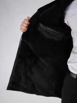 Дубленка мужская натуральная с мехом куртка зимняя Турция