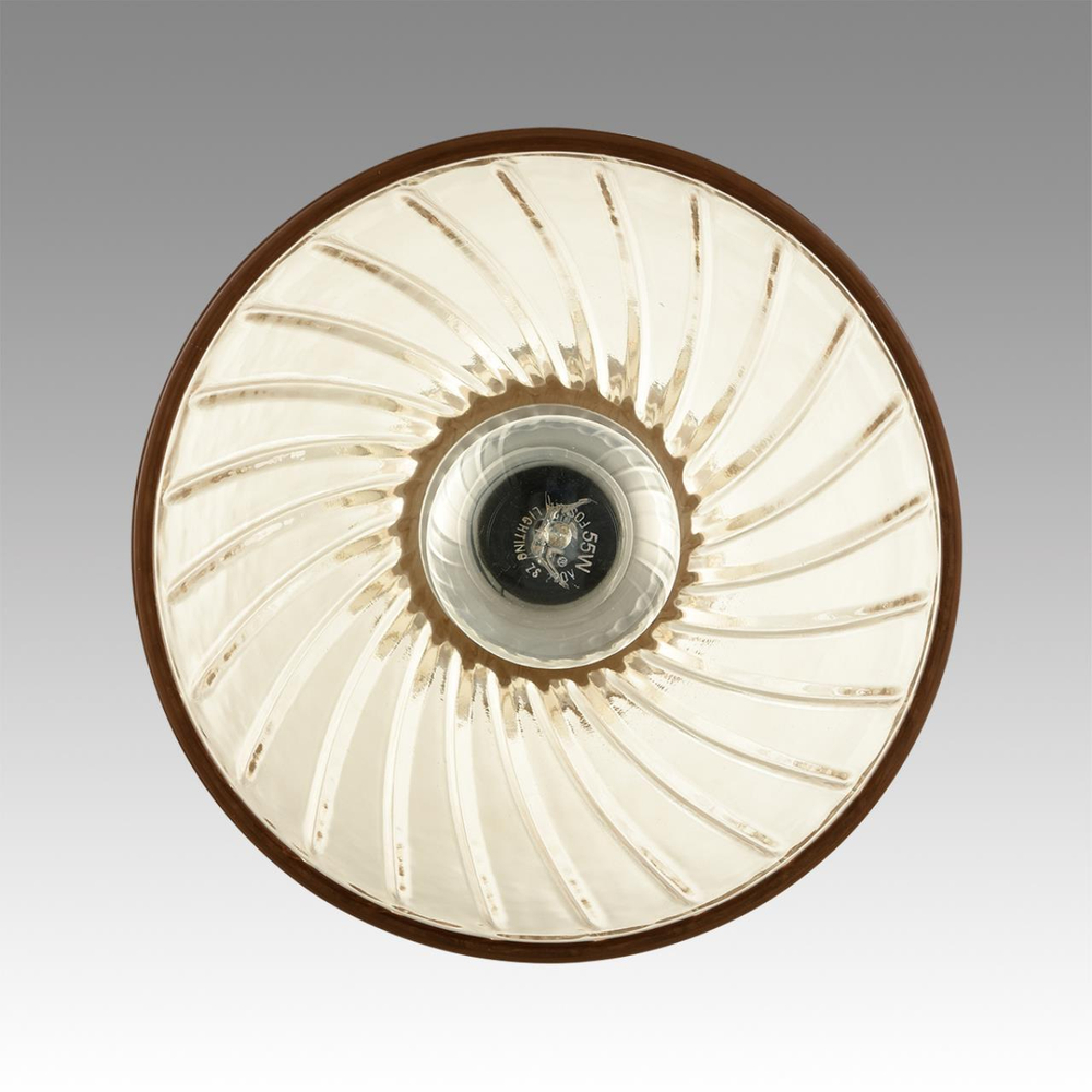 8051/1A SUSPENTIONI LN25 309 дерево/амбер металл/стекло Подвесной светильник E27 1*60W 220V MIRABELA