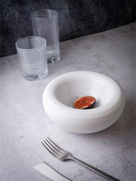 Салатник "бублик" 200 мл, d 17,5 см h 8 см, фарфор, Linea