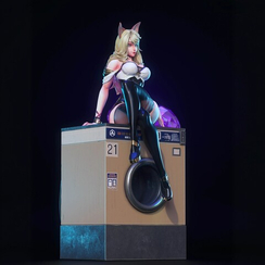 Ahri on laundry - K/DA