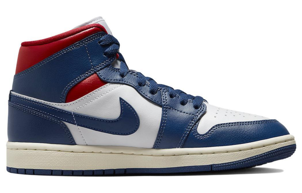Кроссовки Jordan Air Jordan 1 Mid "French Blue" (Женская размерная сетка)