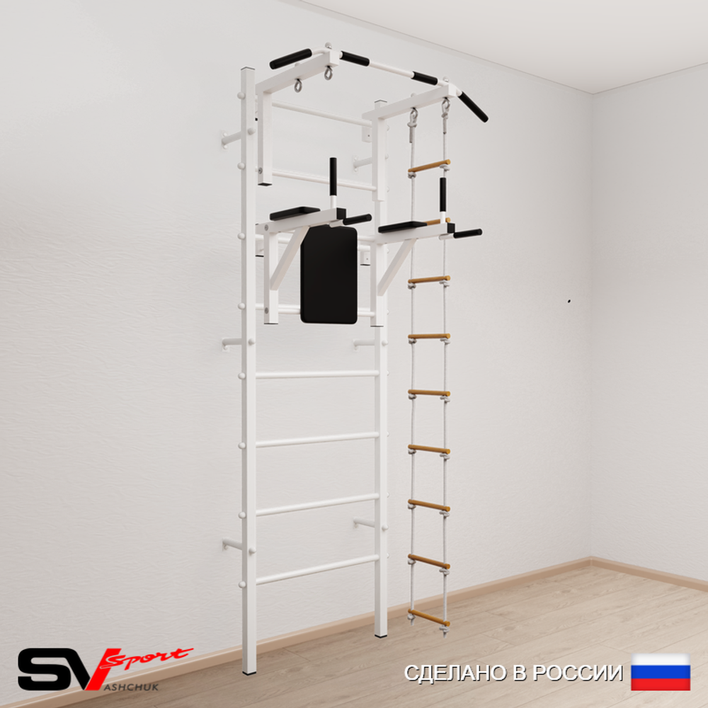 Шведская стенка Sv Sport 572 (Турник стандарт/Брусья/Лестница)