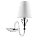 809616 Бра OTTO 1х40W E14 БЕЛЫЙ ткань