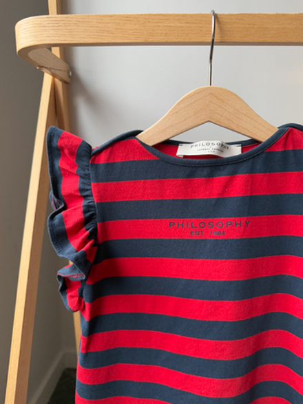 Хлопковая футболка Philosophy di Lorenzo Serafini, 128