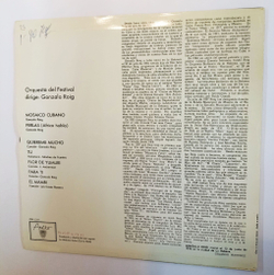 Винтажная виниловая пластинка LP Orquesta Del Festival Gonzalo Roig Mosaico Cubano, Vol. II (Cuba)