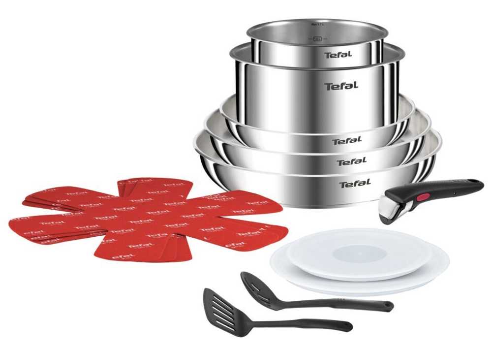 Набор посуды со съемной ручкой 13 предметов Tefal Ingenio Emotion L896SD04