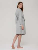 Халат Хл-301/серый-меланж