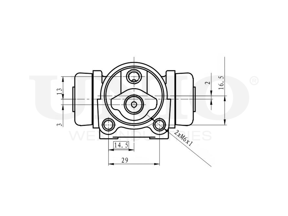 Цилиндр тормозной колесный UNIO BRC-20563