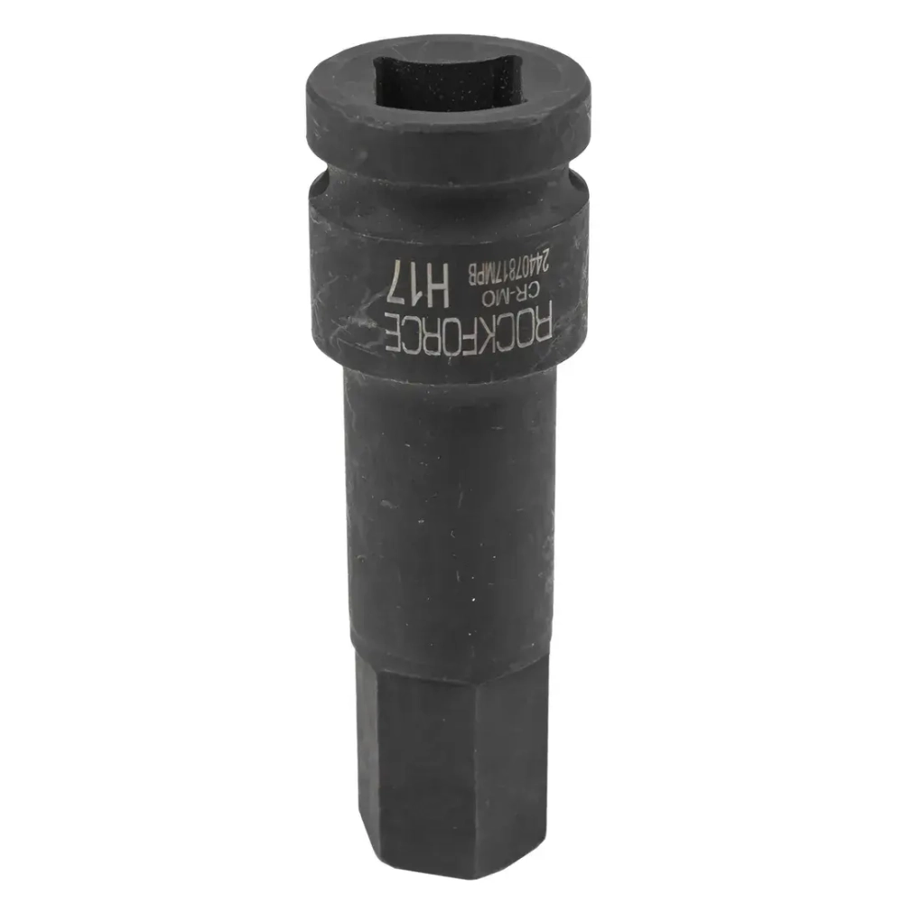 Головка-бита 6-гранная ударная 17мм,1/2'' RockForce RF-24407817MPB