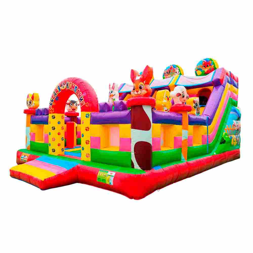 Коммерческий надувной батут «Весёлая компания 2»,  8*6*5 м