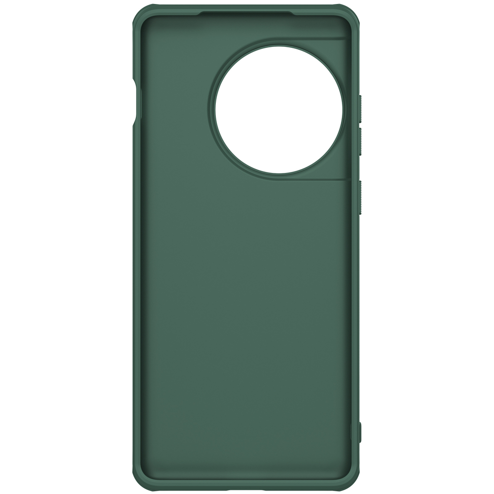 Чехол противоударный зеленого цвета (Deep Green) от Nillkin для OnePlus Ace 2 Pro, серия Super Frosted Shield Pro