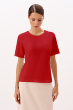 23235 Футболка женская (малиновый)