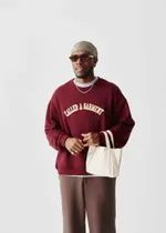 Толстовка Called a Garment College вишневая