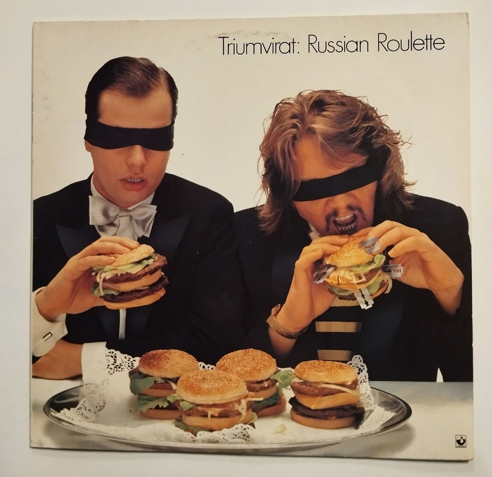 Винтажная виниловая пластинка LP Triumvirat Russian Roulette (Germany 1980)