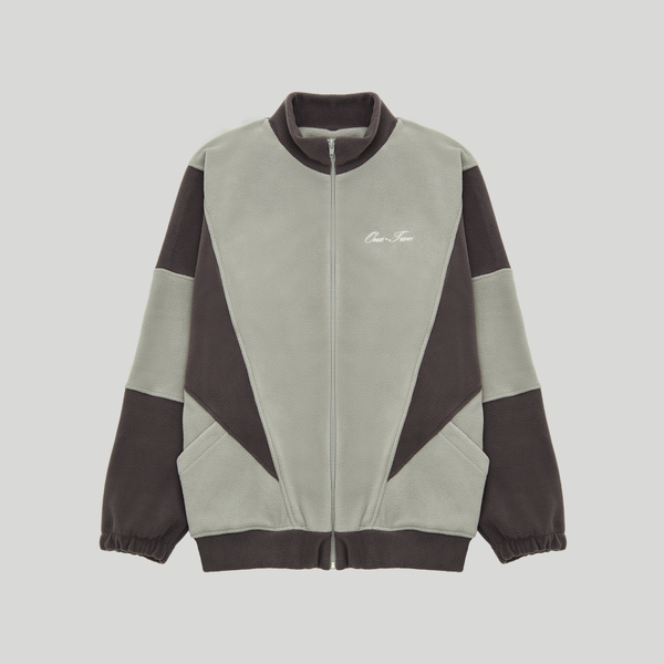 Zip-Up Sweatshirt Double Grey