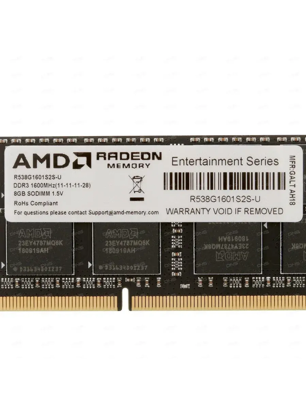 Оперативная память Radeon R5 Entertainment Series 8 ГБ