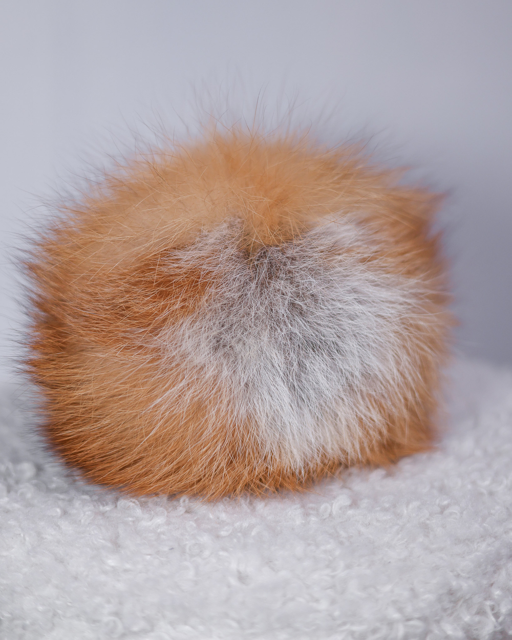 Ёжик Тофу (большой) мех лисы
