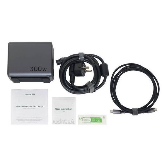 Сетевое зарядное устройство Ugreen CD333 Nexode 300W 5-Port PD GaN (90903B) серый