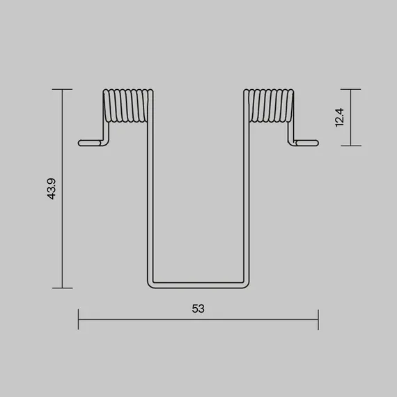 Комплект креплений (для профиля ALM-4625-S-2M) ALM-4625-MT 4 шт. Led Strip 642002
