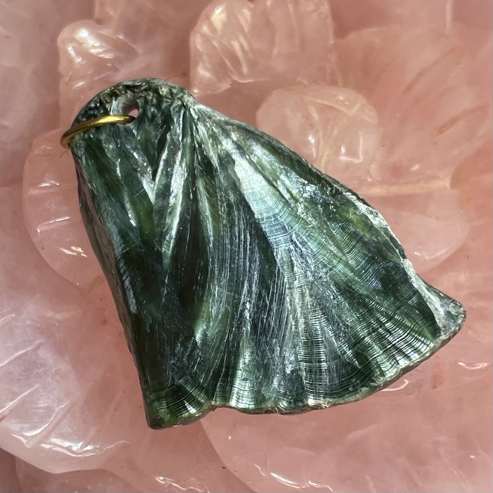 56596  Серафинит Кулон 41мм