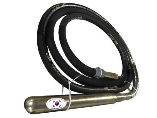 Вал с булавой к вибратору для бетона GIKS GS45L4 PREMIUM - [45 мм / 4 м]