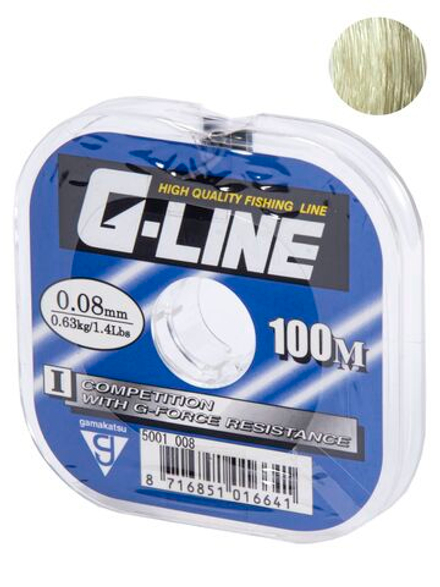 Леска монофильная Gamakatsu G-Line COMPETITION 100/008