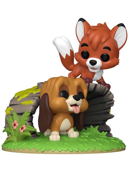 Фигурка Funko POP! Moment Disney The Fox and the Hound Tod and Copper (1707) 90331 / Фигурка Фанко ПОП! по мотивам мультфильма "Лис и пёс", Тодд и Коппер