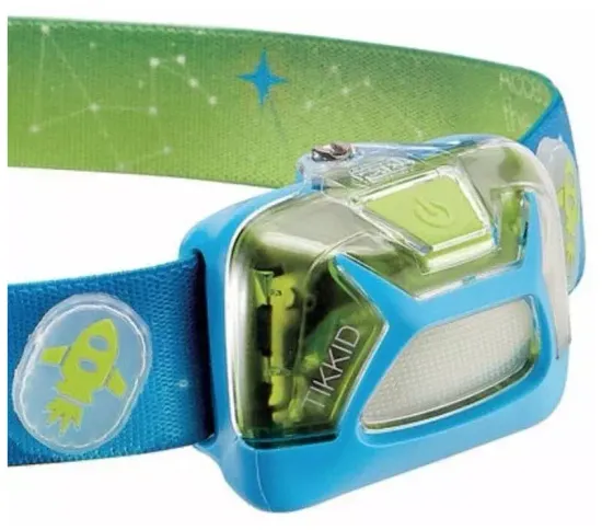 Налобный фонарь Petzl, TIKKID, сине-зеленый E091BA00
