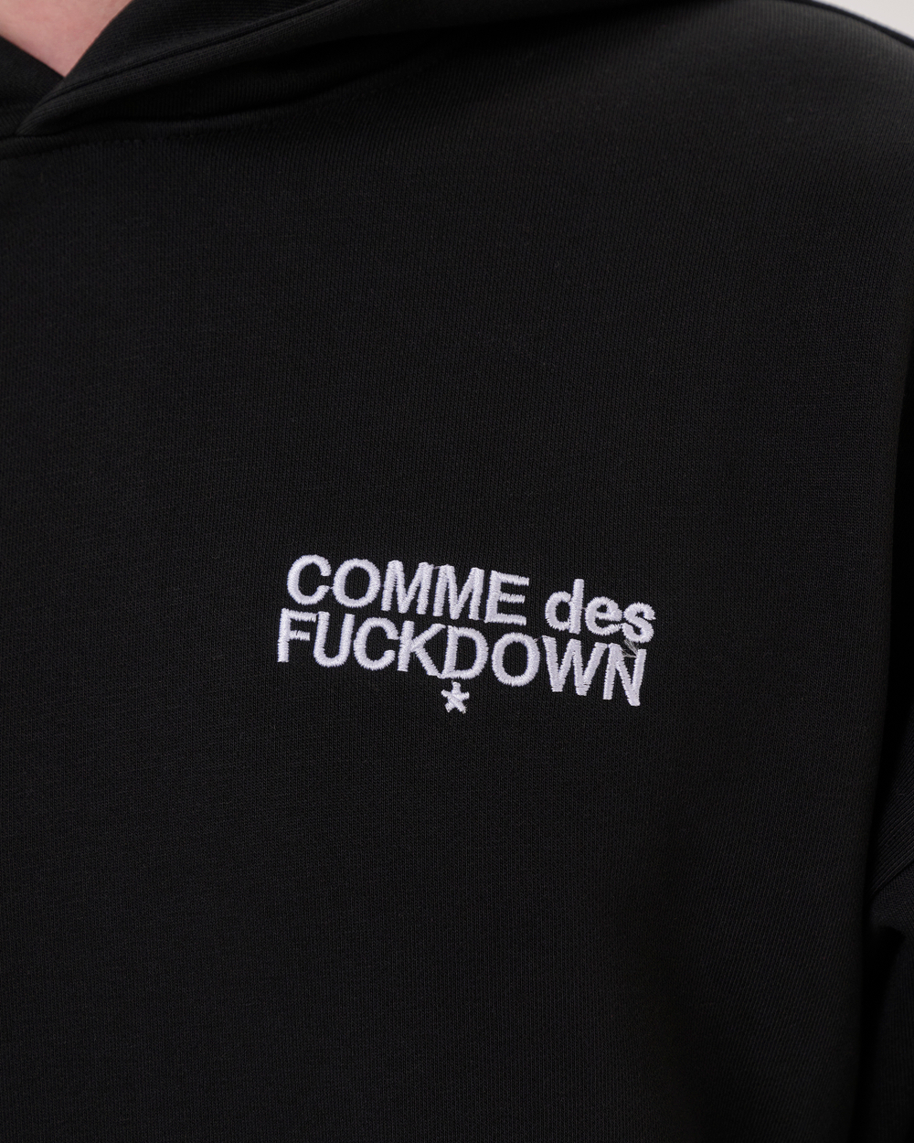 COMME DES FUCKDOWN ХУДИ ЧЕРНАЯ