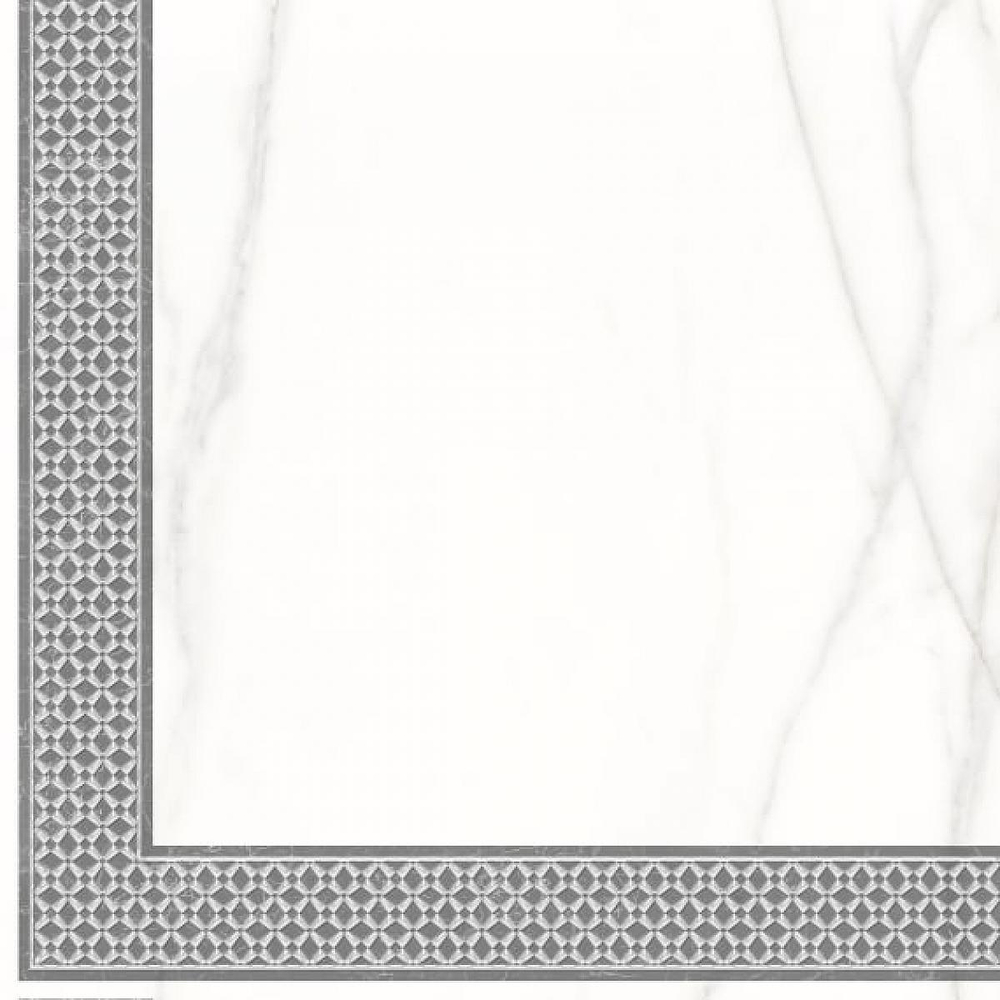 Декор Каррара Нова 7346-0004 45х45 угол 7346-0004