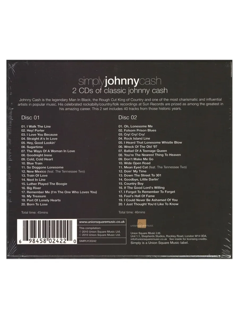 Johnny Cash — Simply Johnny Cash
