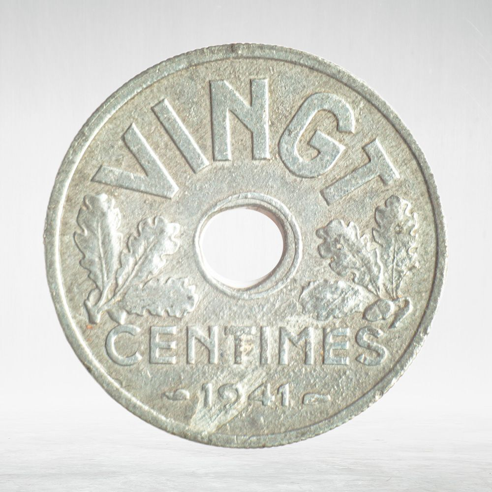 France, 20 Centimes 1941 - Vichy French State, VF