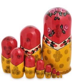 Народные промыслы МР-10/12 Матрешка 10-кукольна я Б (Семеновская)