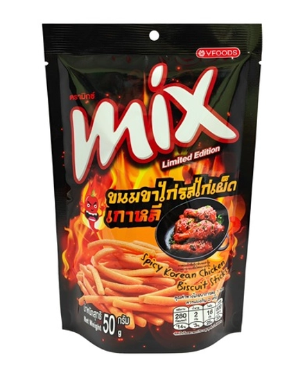 Палочки хрустящие со вкусом острой корейской курицы MIX