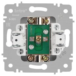 Розетка Intro Accent 6-301-03 TV одиночная, IP20, СУ, алюминий