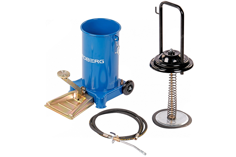 NORDBERG (N5013) Установка для раздачи густой смазки с педалью, 12 л