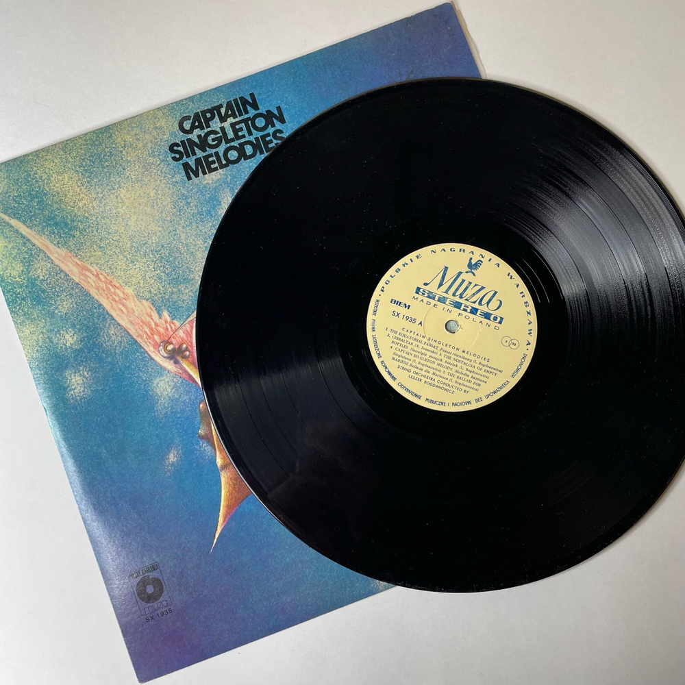 Винтажная виниловая пластинка LP String Orchestra Conducted By Leszek Bogdanowicz Captain Singleton Melodies (Польша 1980)