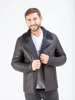 Дубленка мужская натуральная, пилот