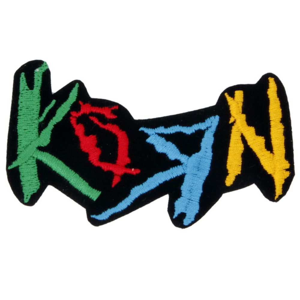 Нашивка Korn (надпись цветная)
