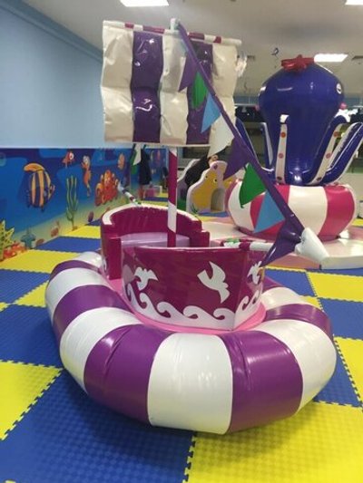 Карусель "Корабль" с электроприводом (320x200x270 см)