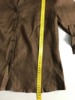 Блузка Zara льняная, маркировка М, визуально на 46 размер, новая