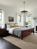 Кровать 160х200, Мелания, с выдвижными ящиками для белья, массив березы, красный, Dipriz