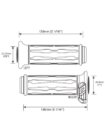 Ручки с подогревом 130мм KOSO APOLLO для мотоцикла