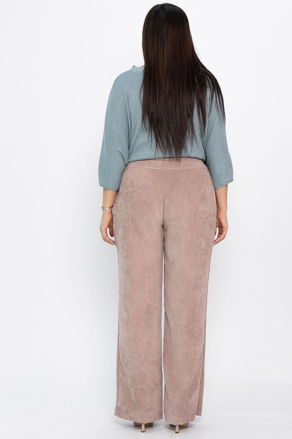 Брюки вельветовые Брауни (бежевые) Б14830-25М LT Collection